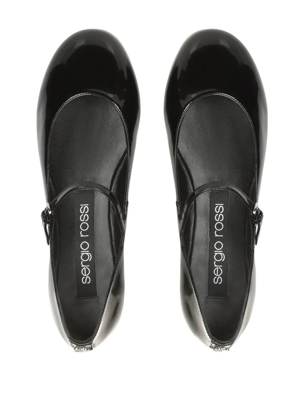 Sergio Rossi Pilier ballerina's Zwart