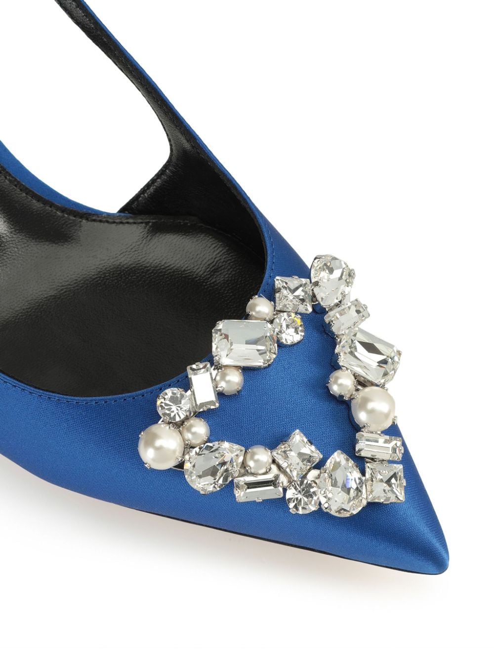 Shop Sergio Rossi Godiva Precious Pumps In Blue