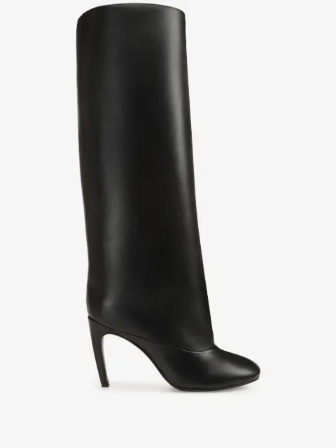 Sergio Rossi 90mm leather boots
