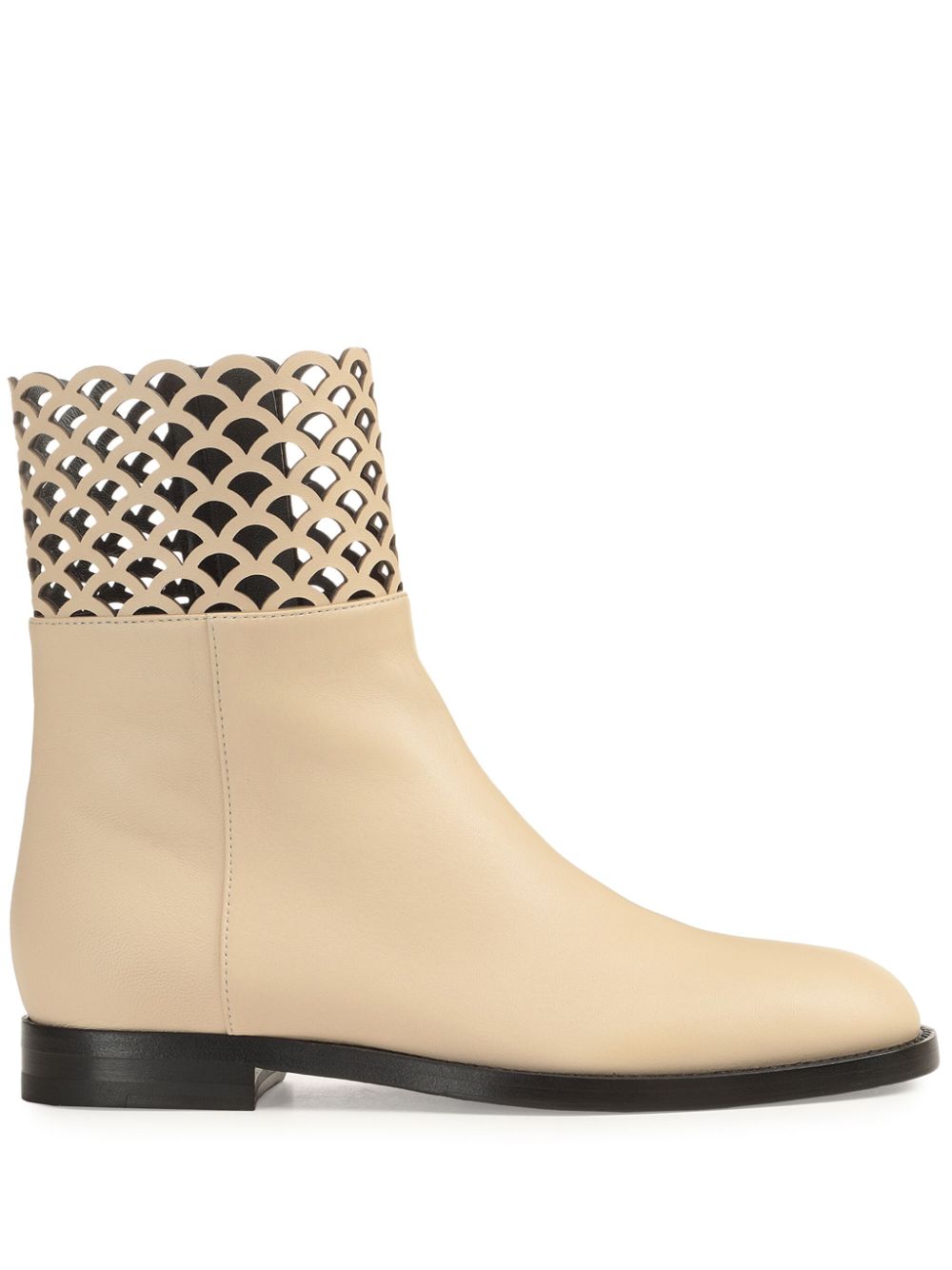 Sergio Rossi Sr Mermaid boots Neutrals