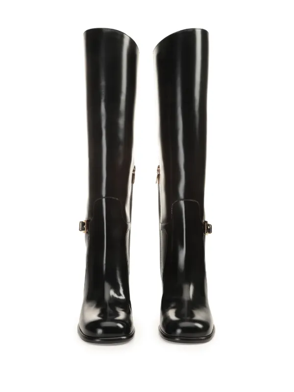 Sergio Rossi 75mm Sr Nora Boots | Black | FARFETCH AU