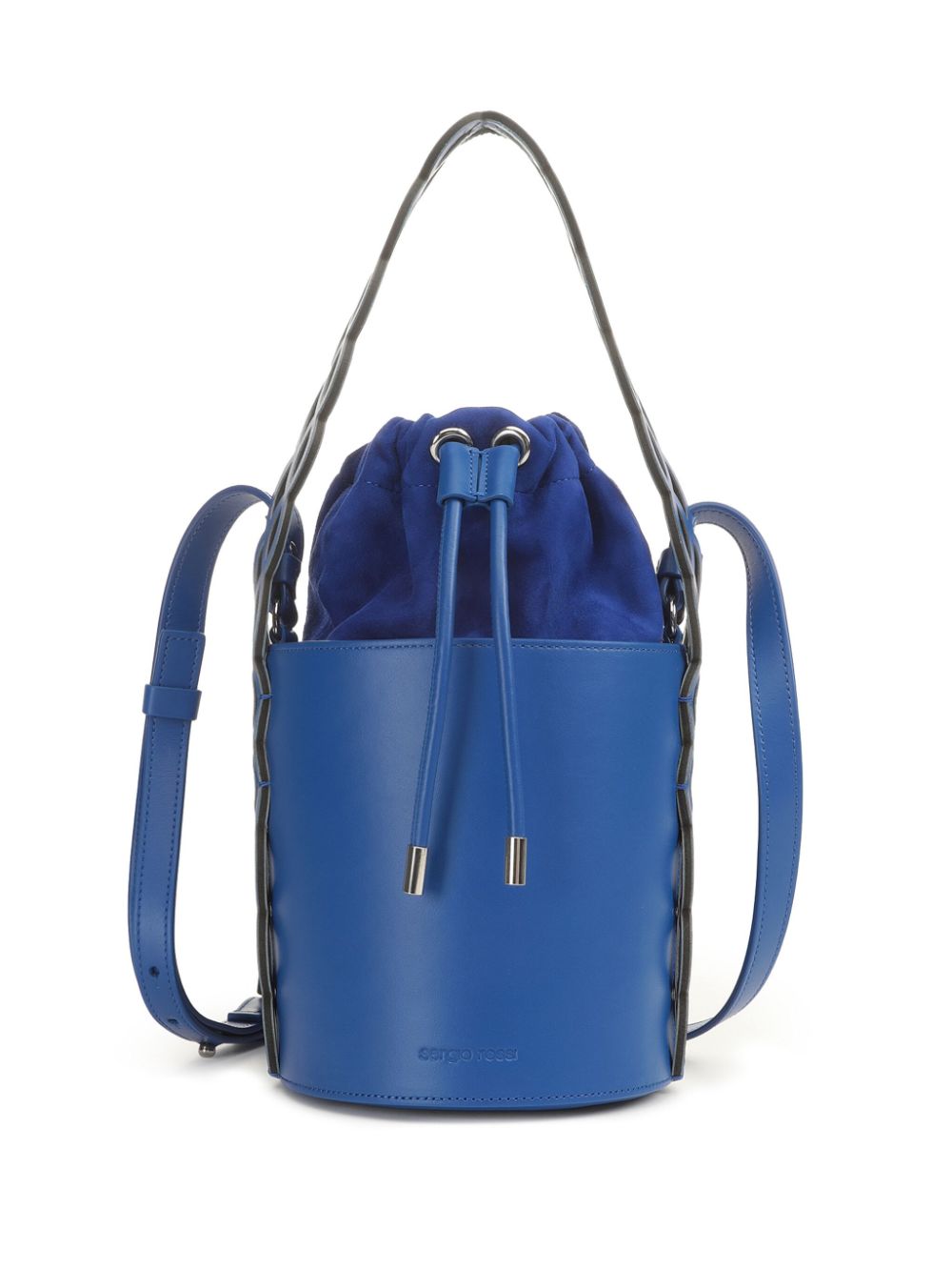 Sergio Rossi Sr Mermaid bucket bag - Blue