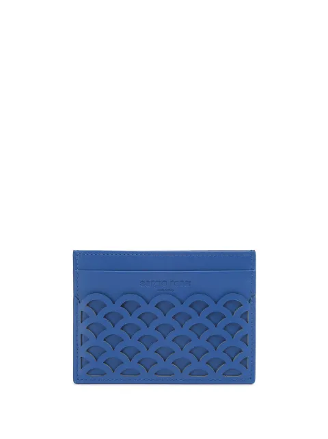 Sergio Rossi Sr Mermaid embossed-detailed cardholder