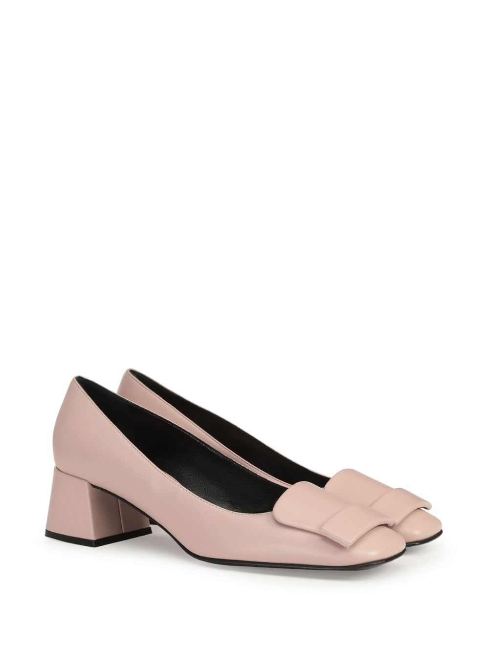 Sergio Rossi Pumps met vierkante neus - Roze