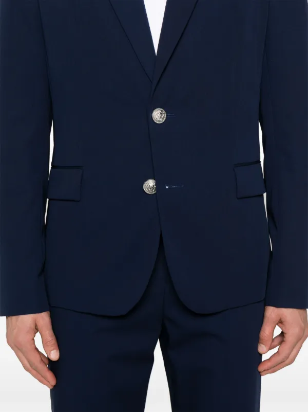 Balmain シングルジャケット | ブルー | FARFETCH JP
