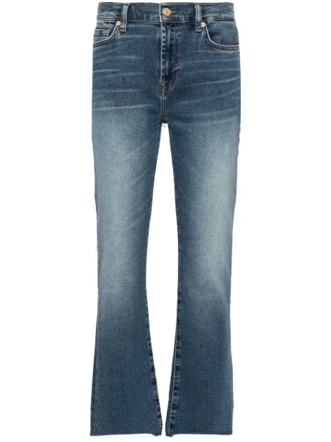 7 For All Mankind Daisy mid-rise cropped jeans