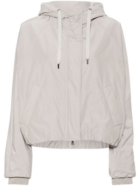 Brunello Cucinelli zip-up hooded jacket Women