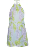 Bernadette Delilah halter-neck mini dress - Blue