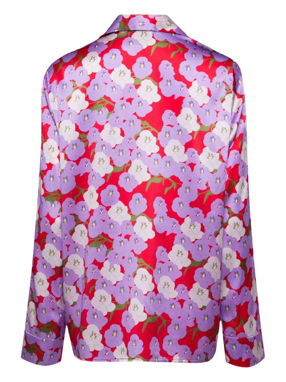 Bernadette Louis floral-print blouse - Paars