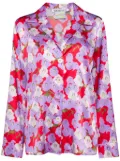 Bernadette Louis floral-print blouse - Purple