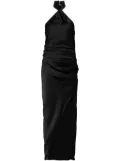 MISHA Emma draped dress - Black