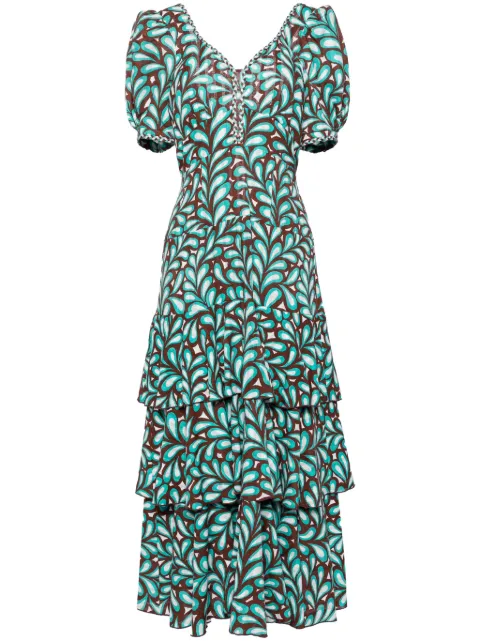 DVF Diane von Furstenberg Aire floral-print cotton dress 