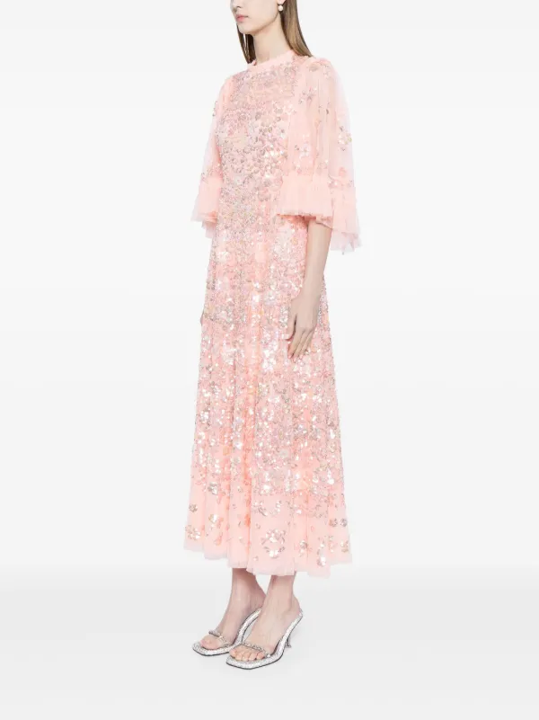 Needle & Thread Garden Delight スパンコール ドレス | ピンク