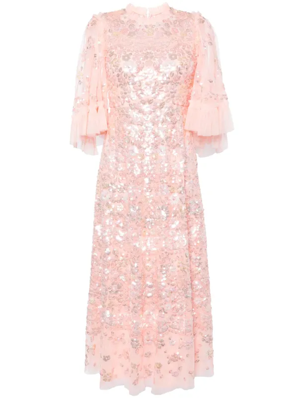 Needle & Thread Garden Delight スパンコール ドレス | ピンク