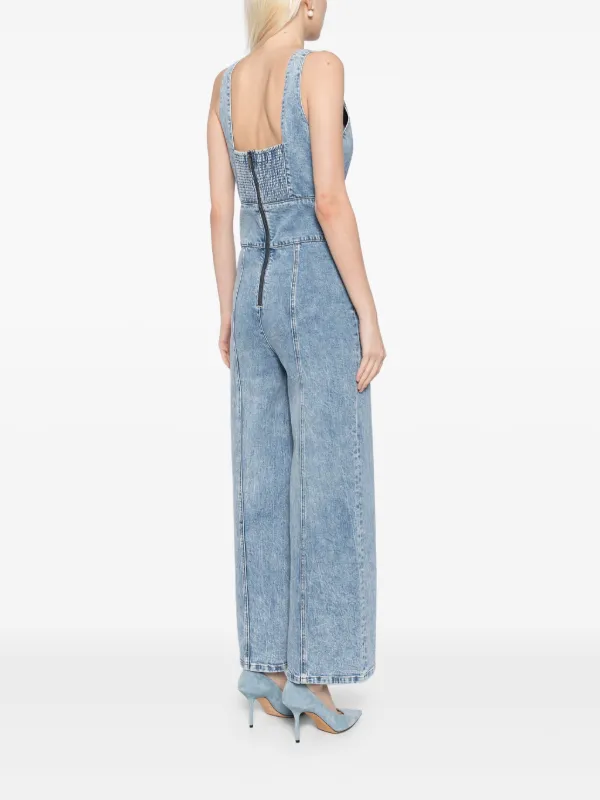 Alice + Olivia Sandra Jumpsuit | Blue | FARFETCH