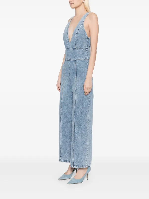 Alice + Olivia Sandra Jumpsuit | Blue | FARFETCH