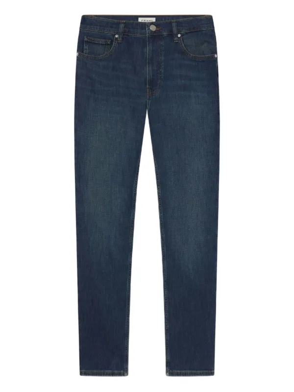 Frame Whiskering-effect Jeans in Blue