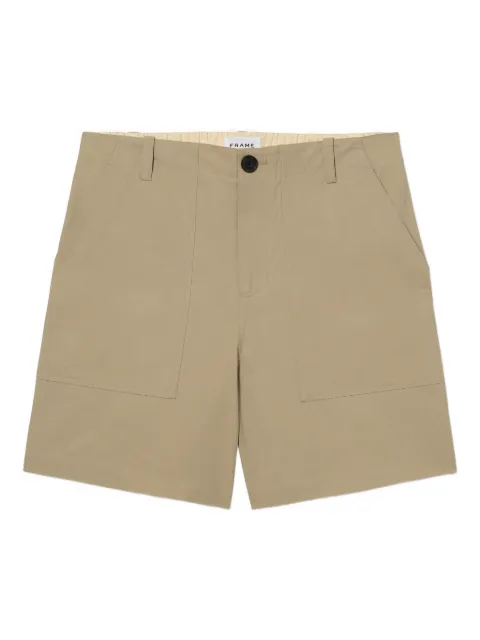 FRAME patch-pocket chino shorts