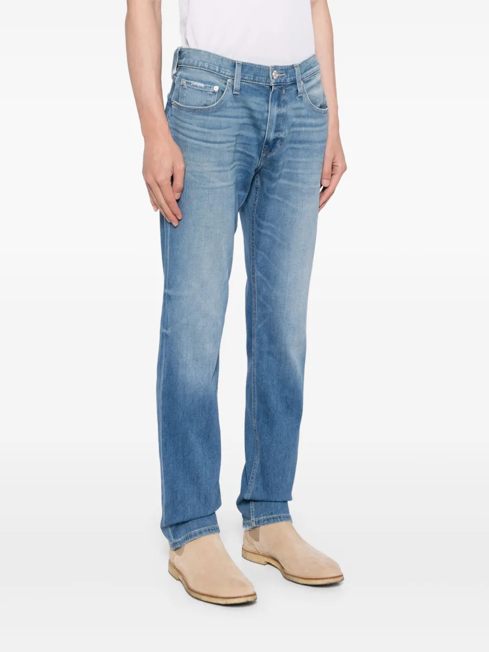PAIGE Straight jeans Blauw