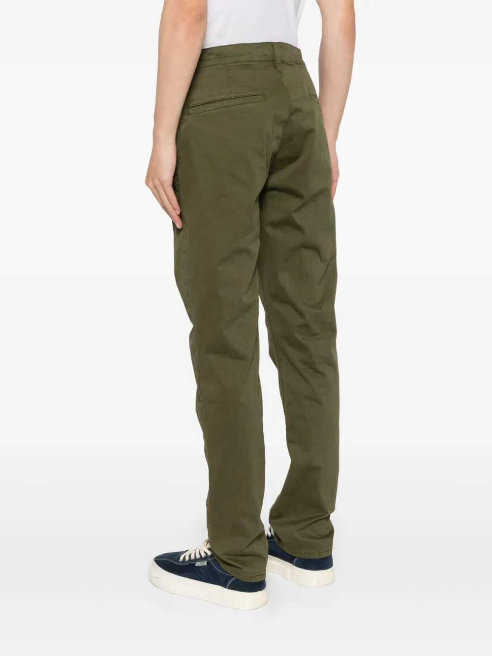 Nudie Jeans Easy Alvin broek van katoenblend Groen