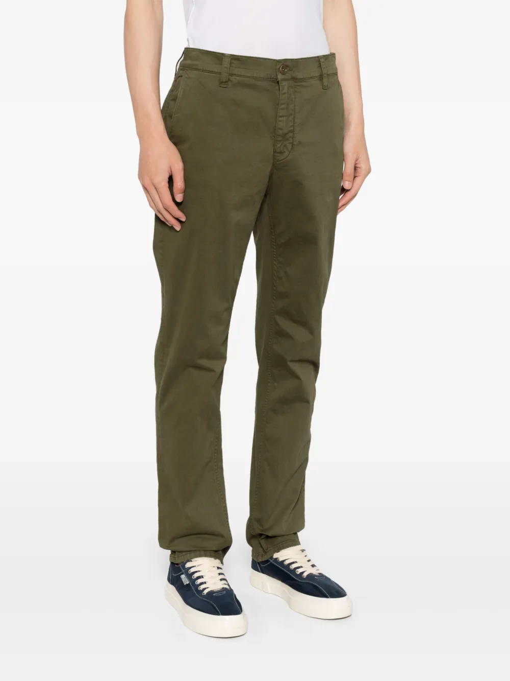 Nudie Jeans Easy Alvin broek van katoenblend Groen