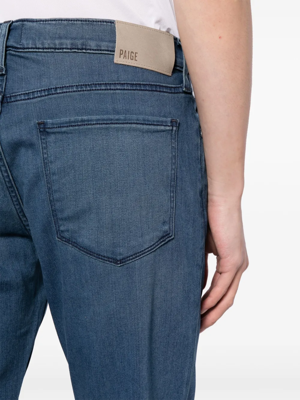 PAIGE Slim-fit jeans Blauw