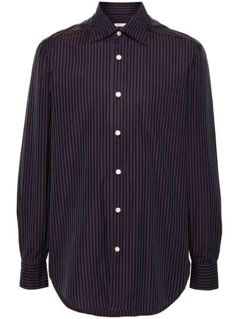 Kiton striped cotton shirt