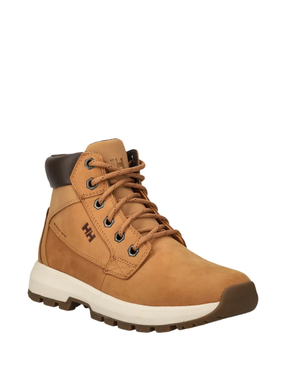 Helly Hansen Bowstring Lace-up Logo Hiking Boots In Brown