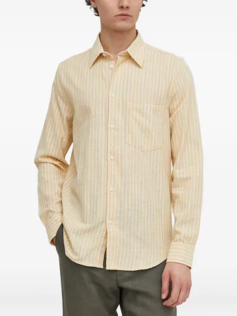 SAMSOE SAMSOE chemise rayée à poche poitrine