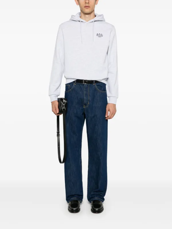 A.P.C. ロゴ パーカー | グレー | FARFETCH JP