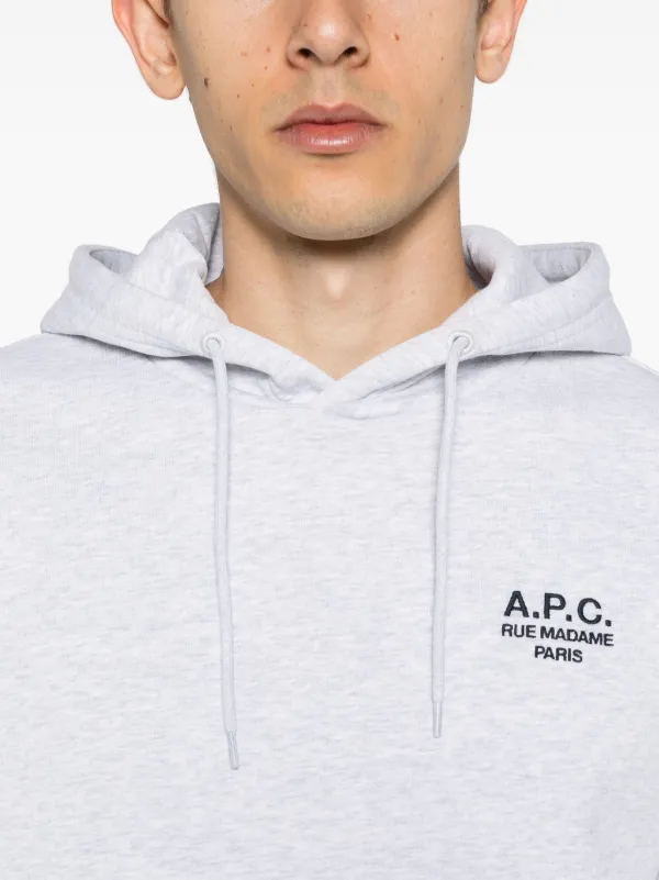 Apc hoodie grey hotsell