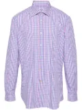 Kiton checked cotton shirt - Pink