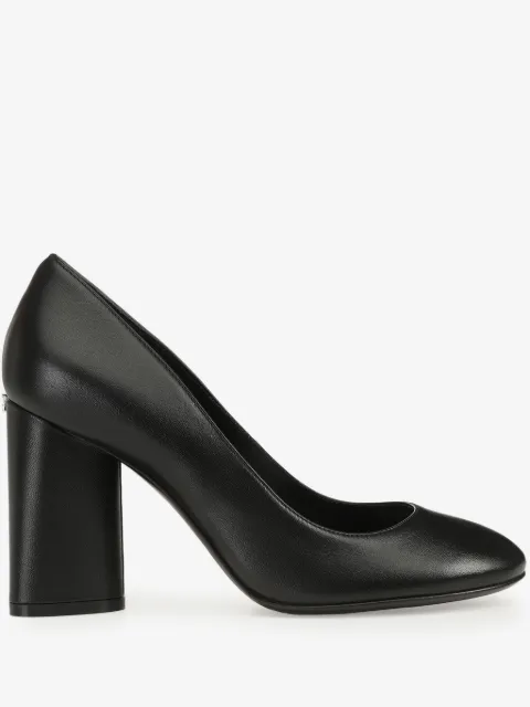 Sergio Rossi Pilier leather pumps