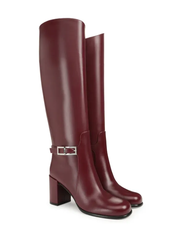 Sergio Rossi SR Nora Boots | Red | FARFETCH JO