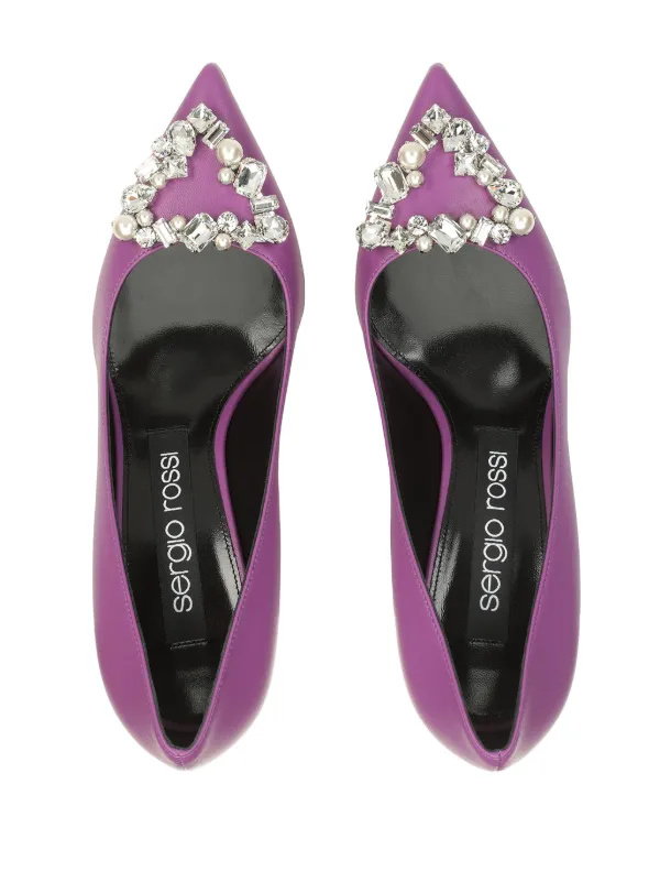 【直営店】Sergio Rossi sr Godiva Precious Slingbacks sr Godiva Precious Slingback Black – Sergio Rossi