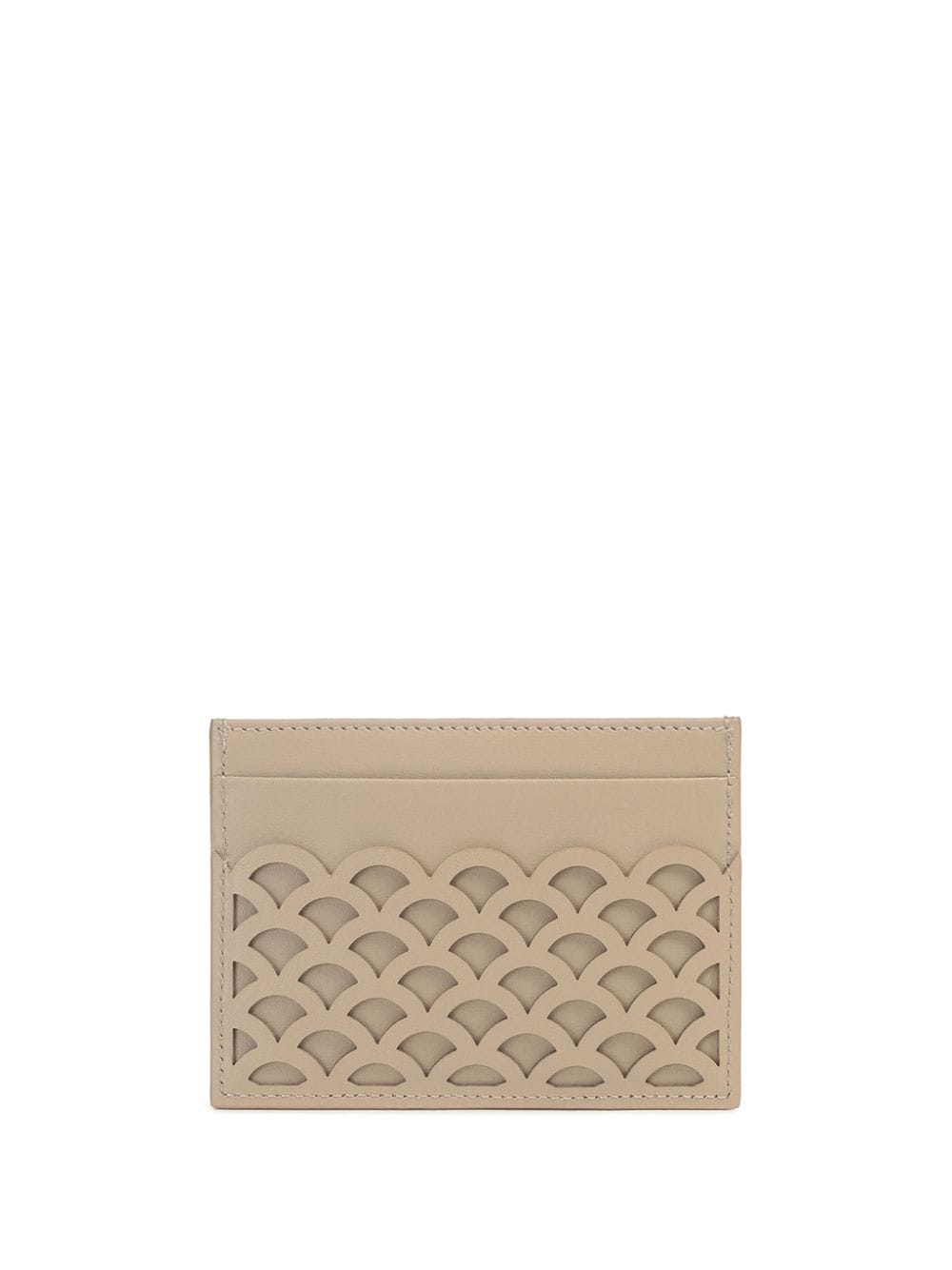 Sergio Rossi Sr Mermaid leren portemonnee - Beige