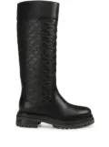 Sergio Rossi Mermaid 3d round-toe boots - Black