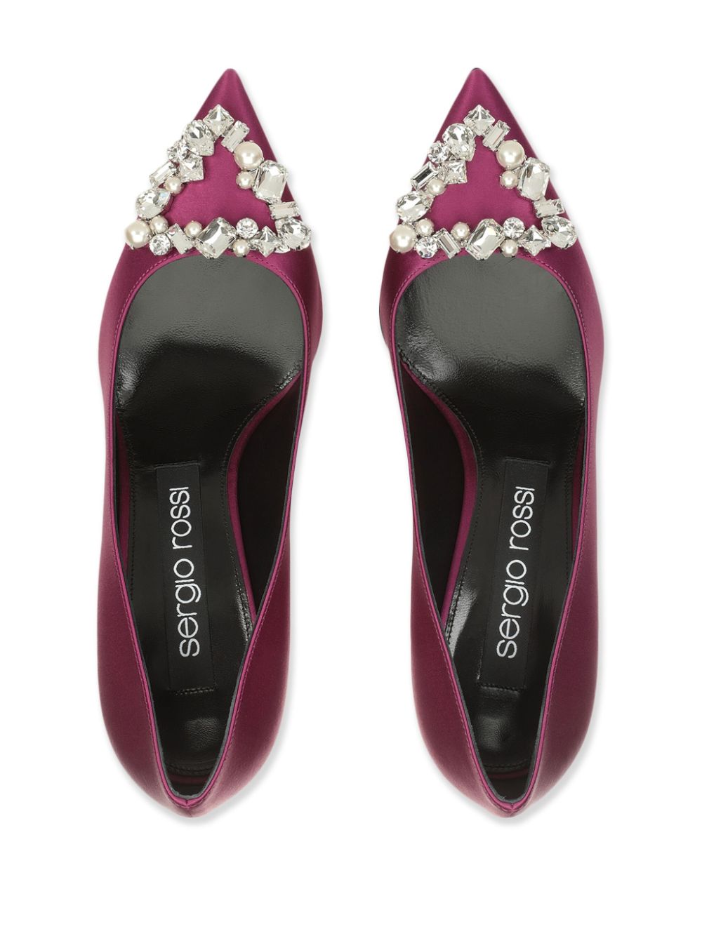 Sergio Rossi 75 mm Godiva Precious pumps Roze