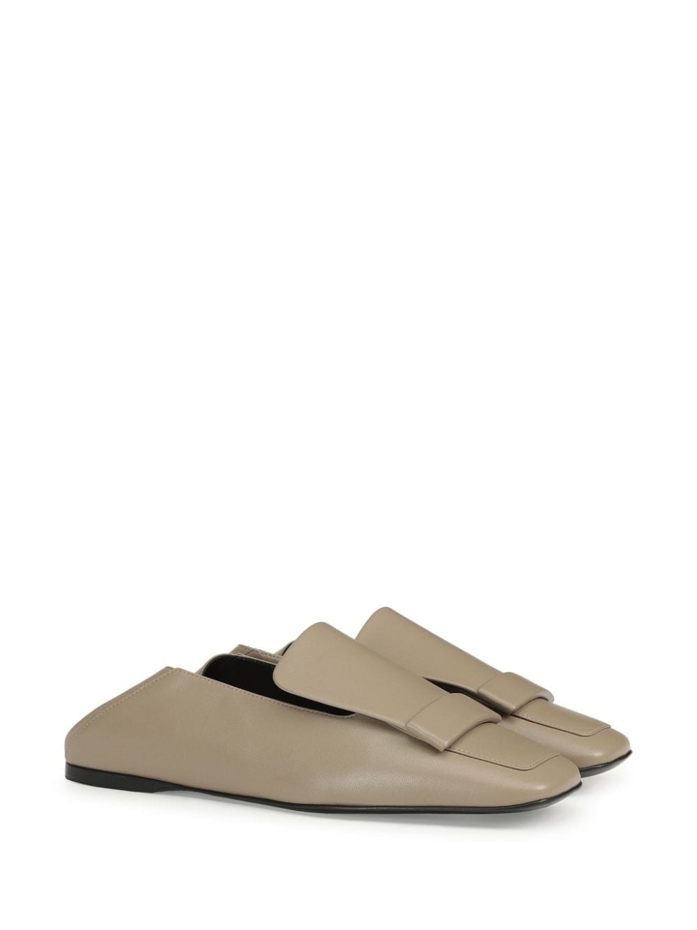 Sergio Rossi sr1 leren slippers - Beige