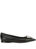 Sergio Rossi Godiva Precious ballerina shoes - Black