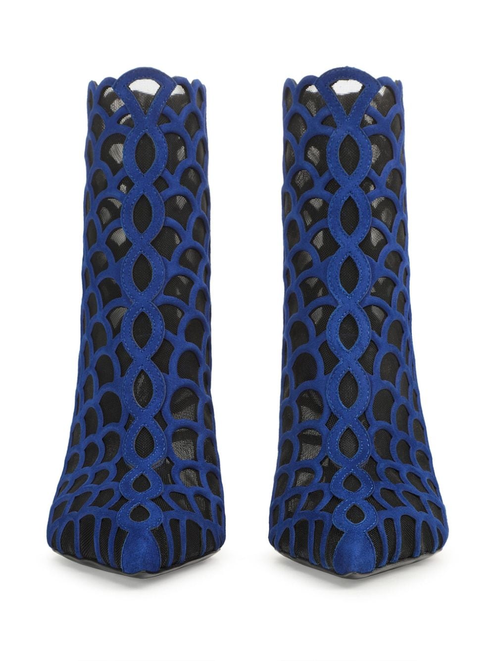 Shop Sergio Rossi Sr Mermaid Boots In Blue