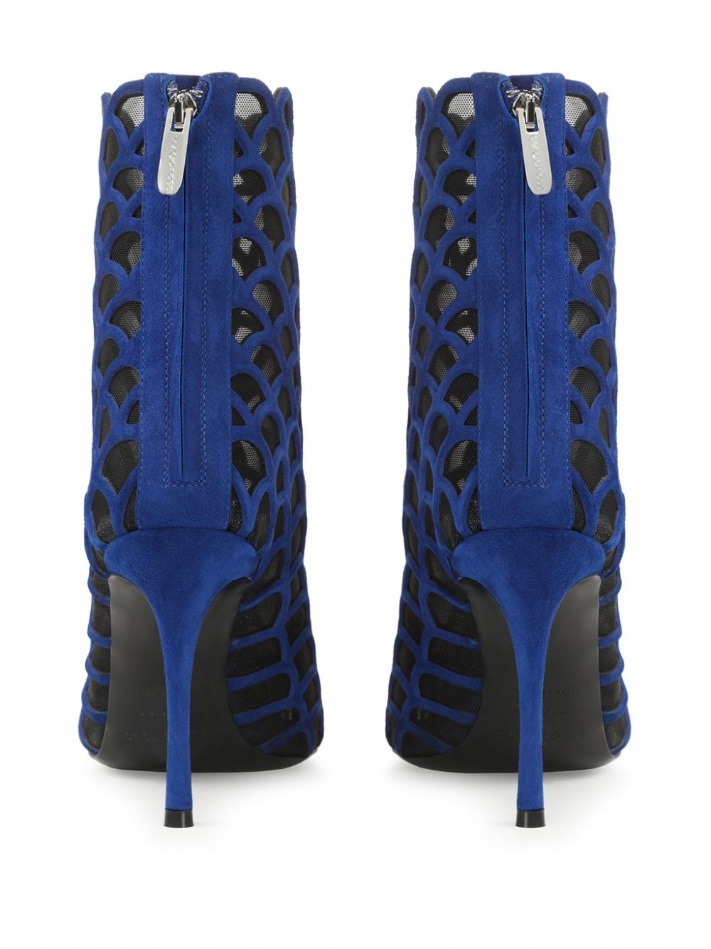 Shop Sergio Rossi Sr Mermaid Boots In Blue