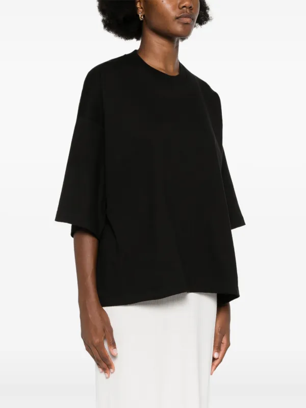 THE ROW ISSI TOP Tシャツ　S The Row Issi T-shirt | Black | FARFETCH