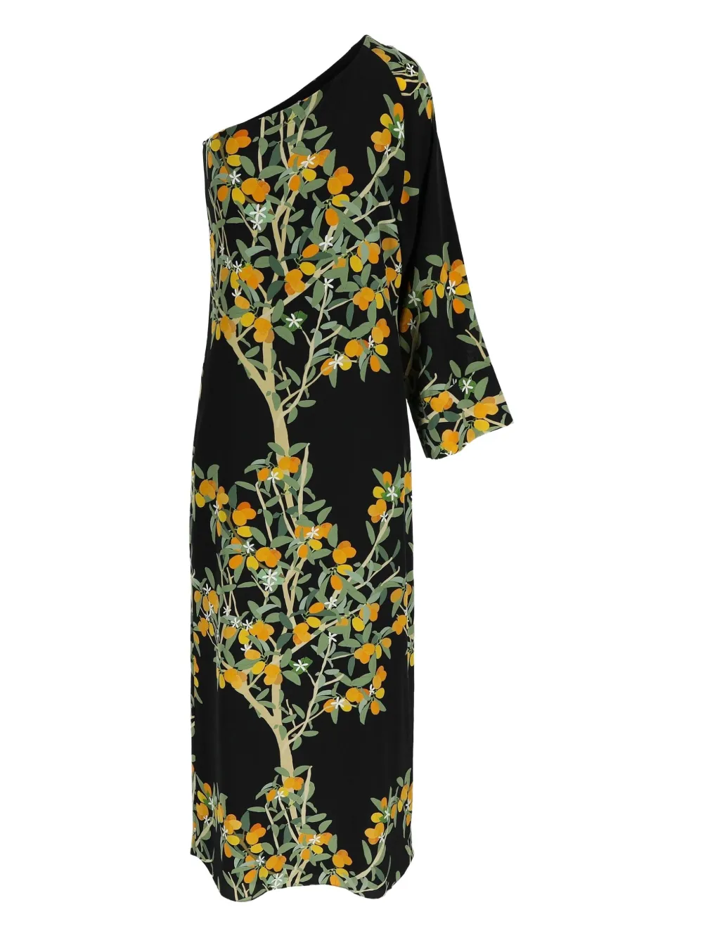 Bernadette Lola One-shoulder Midi Dress In Multi