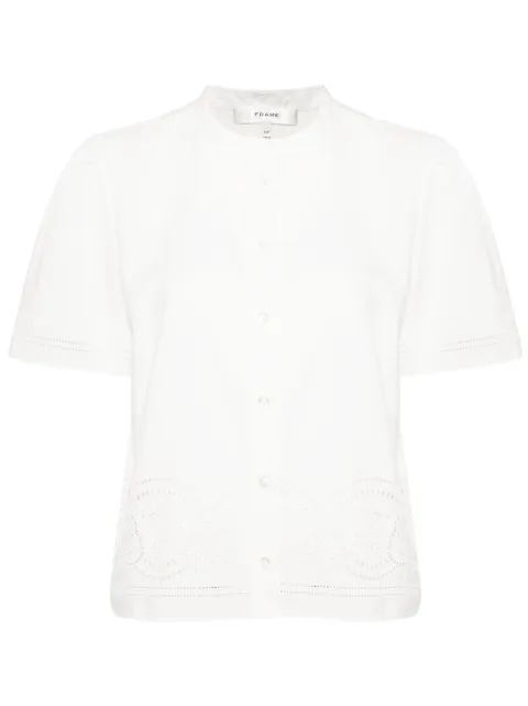 FRAME embroidered poplin shirt