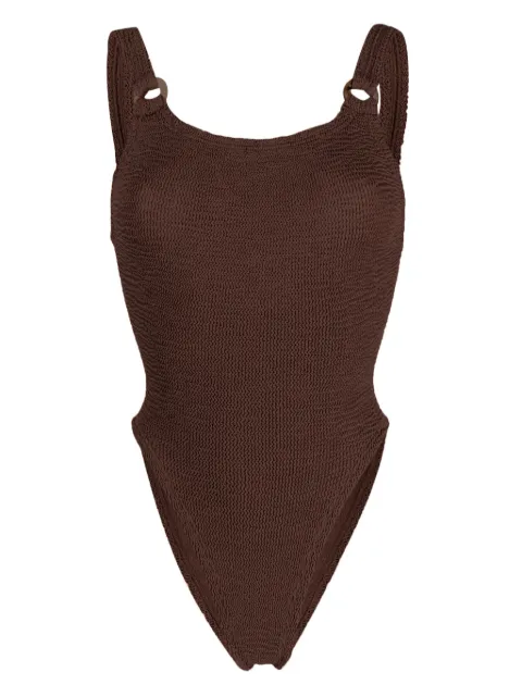 Hunza G Domino seersucker swimsuit