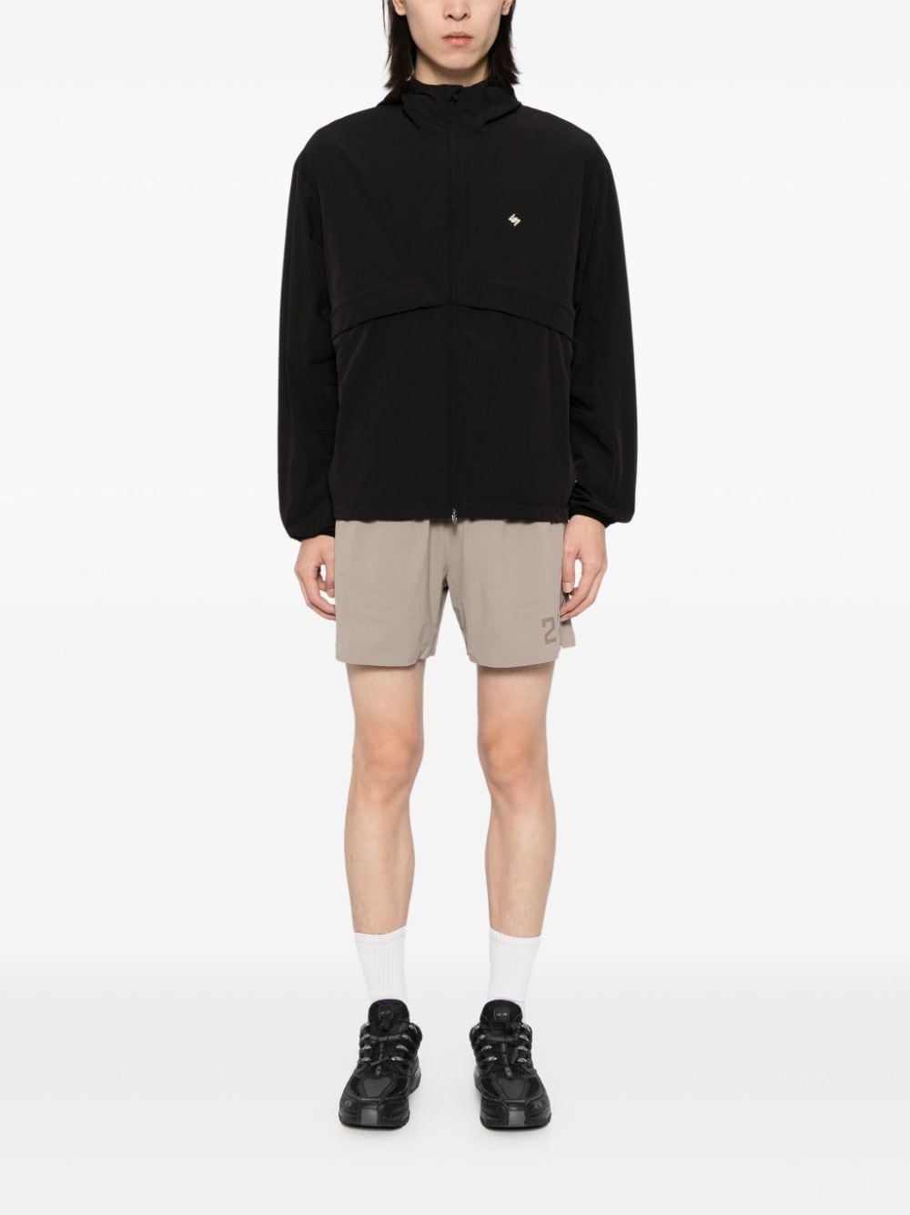 Shop Represent 247 Fused Track Shorts In Braun