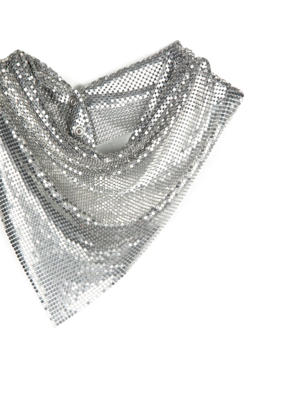 Rabanne pixel scarf - Zilver