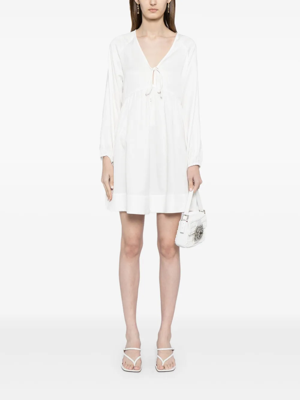 Casa raki Barbi organic cotton dress - Wit