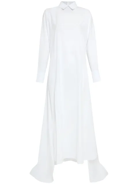 Andrea Bogosian Vestido longo de algodão